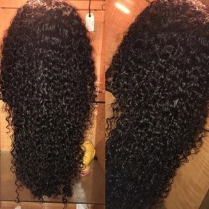 Malaysian 28"silky lace wig